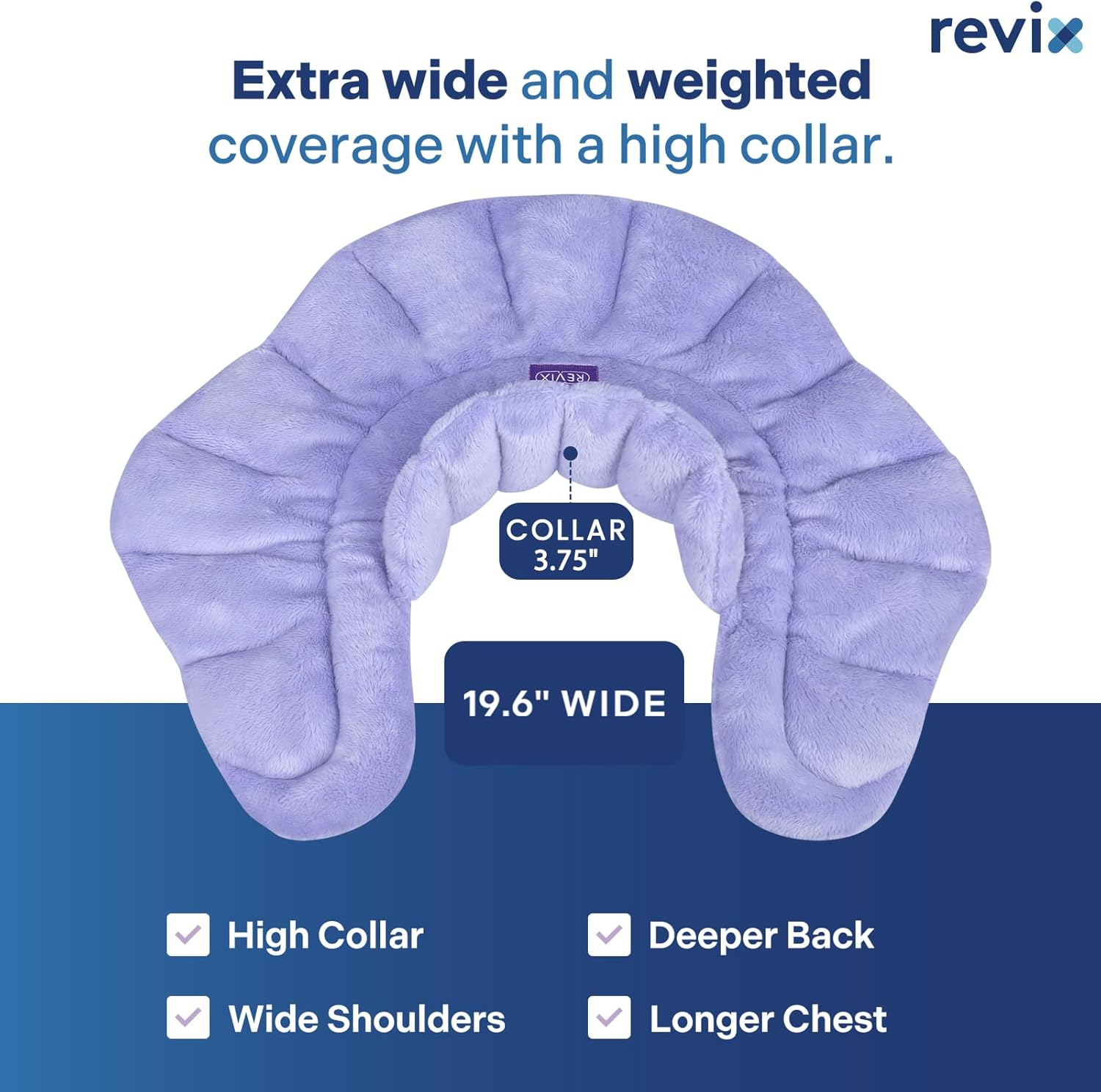REVIX Microwave Heating Pad for Neck Shoulders and Back Pain Relief, Scented