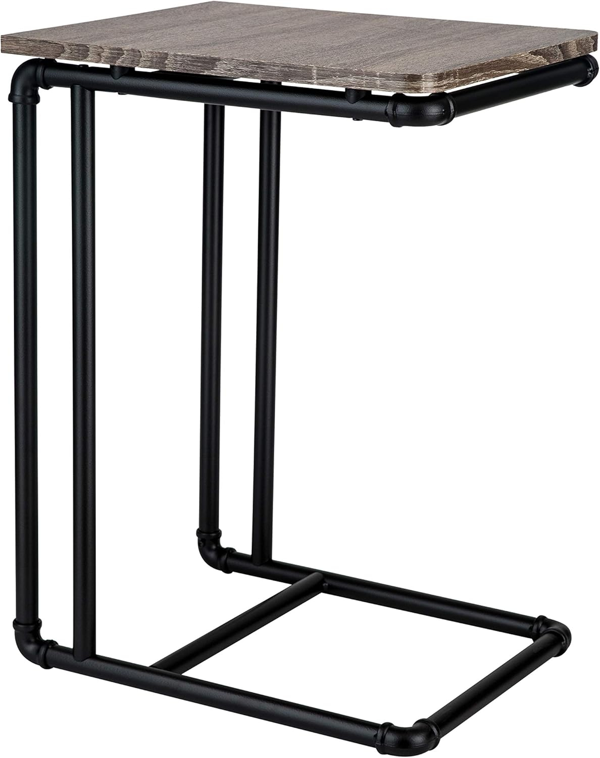 Organize It All Pipe Line L-Shaped Side Table