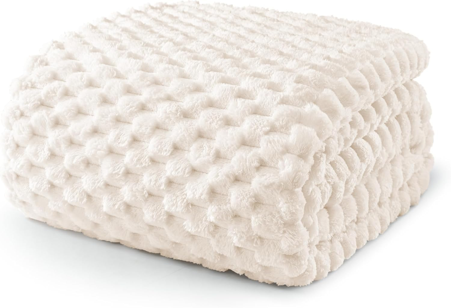 Exclusivo Mezcla Manta de Cama de Lana de Franela Tamaño King - Acogedora y Cálida y Ligera