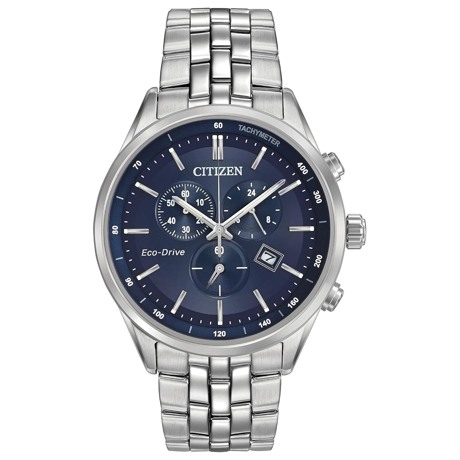 Citizen Men's Eco-Drive Chronograph Stainless Steel Watch AT2141-52L