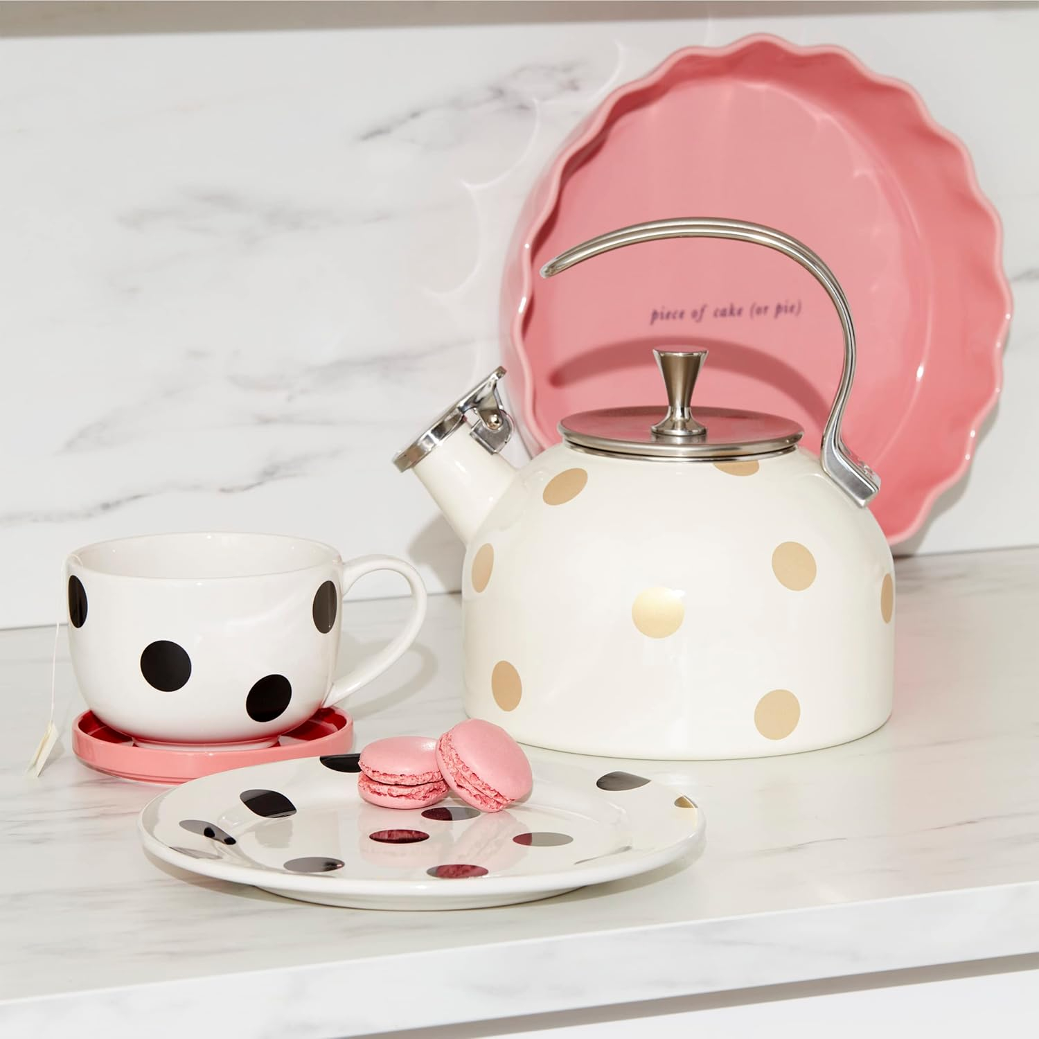 Kate Spade New York Make It Pop Stoneware Pie Pan