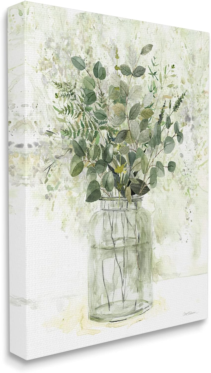 Stupell Industries Varied Herbal Botanical Arrangement Painting Gallery Wrapped Canvas Print Wall Art, Design by Carol Robinson