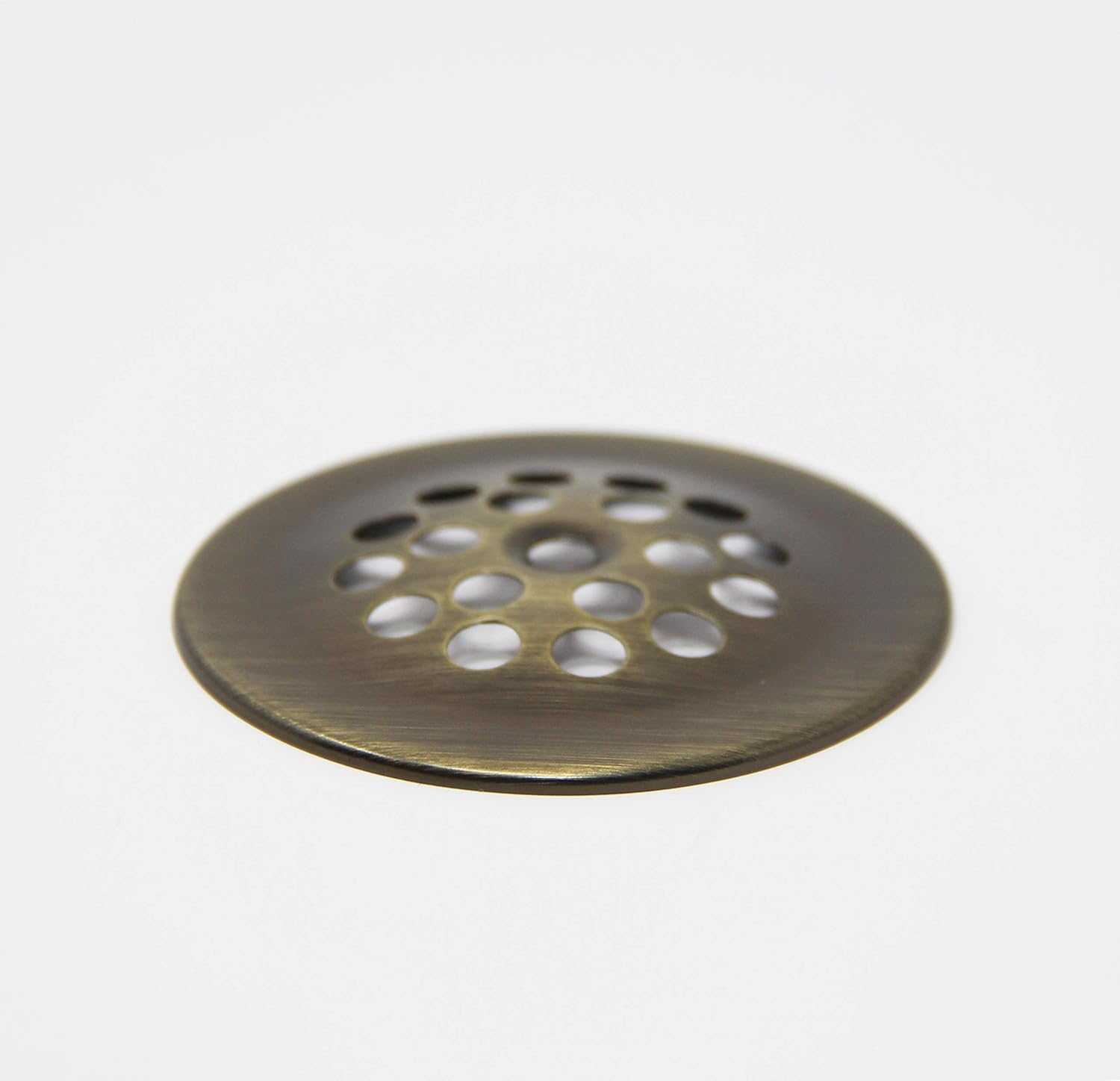 PF WaterWorks Bathtub/Bath Tub Drain Shoe Grid/Strainer Cover with Matching Screw;Antique Brass; PF0915-AB