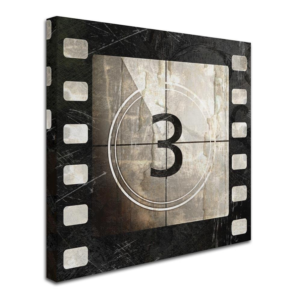 Trademark Fine Art 14x14 Vintage Canvas Wall Art 'Vintage Countdown III' by Color Bakery