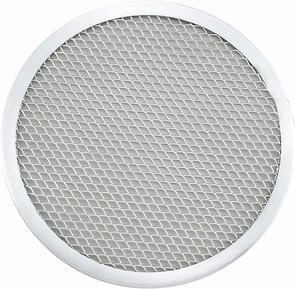 Winco Aluminum Pizza Screen, 9" dia