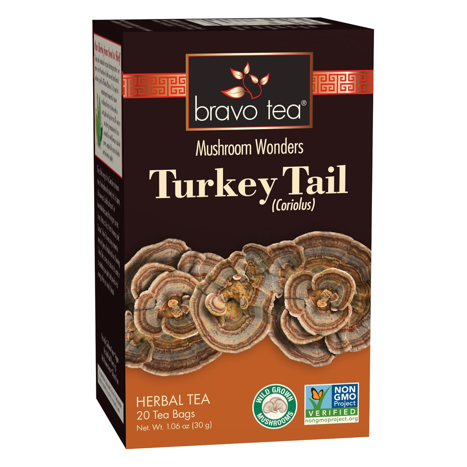 Bravo Tea  Turkey Tail - 20 Bag