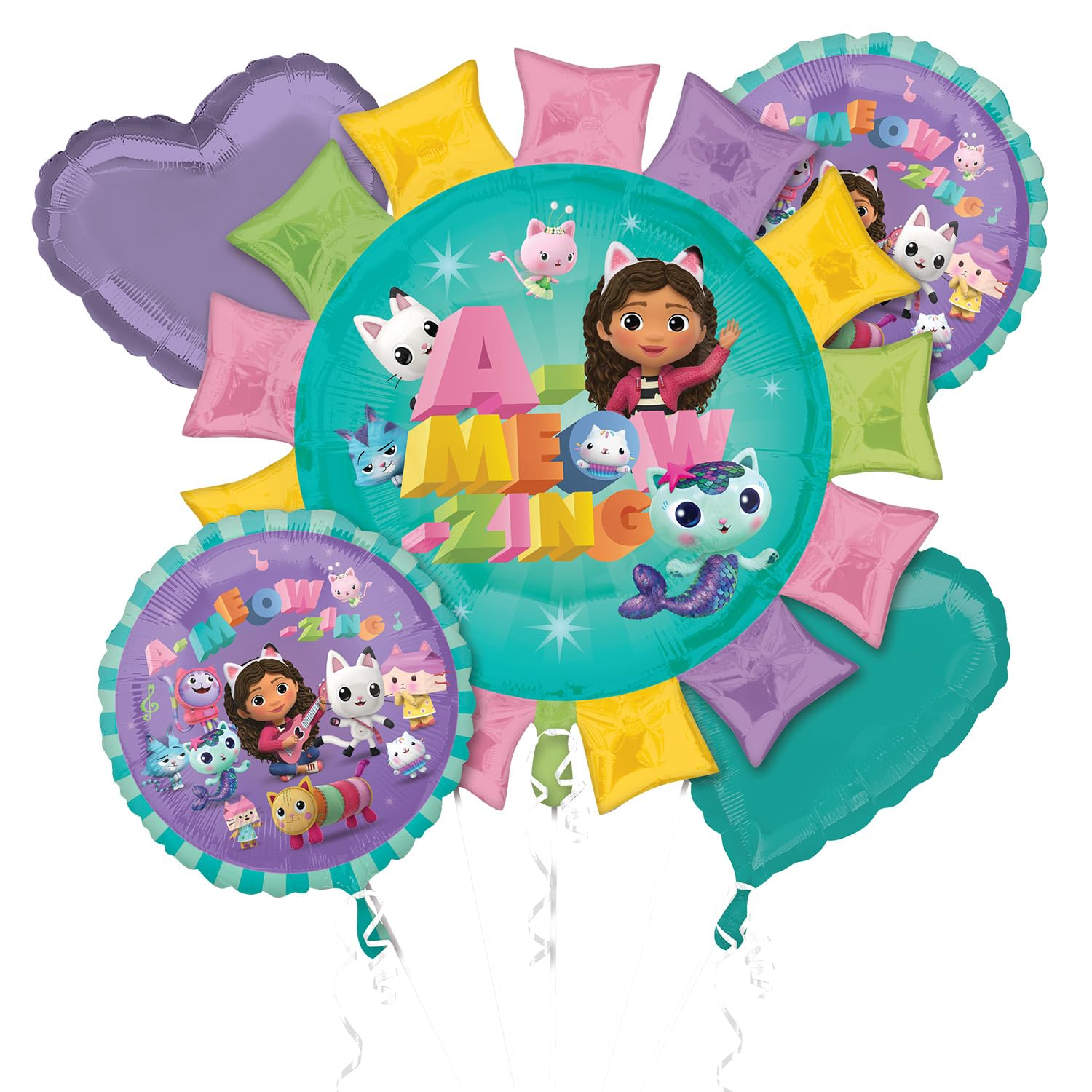 Gabby's Dollhouse Bouquet (5 piece) - Party Supplies Decorations