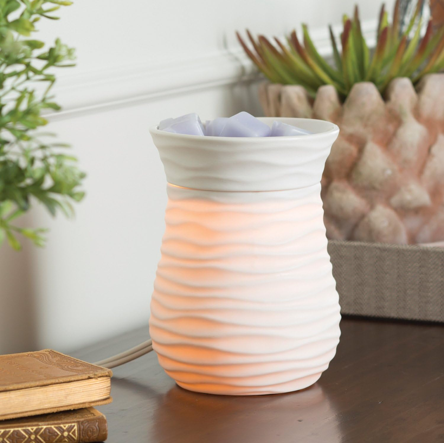 CANDLE WARMERS ETC. Illumination Fragrance Warmer, White Harmony