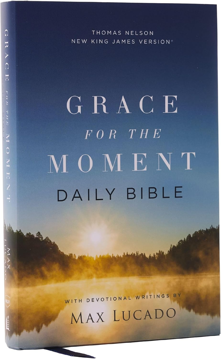 Nkjv, Grace for the Moment Daily Bible, Hardcover, Comfort Print - by  Max Lucado