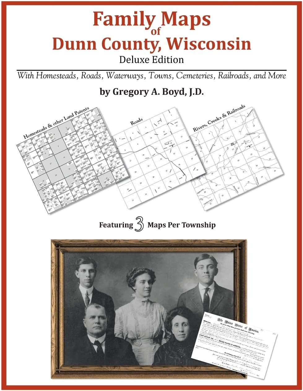 Family Maps of Dunn County, Wisconsin Deluxe Edition