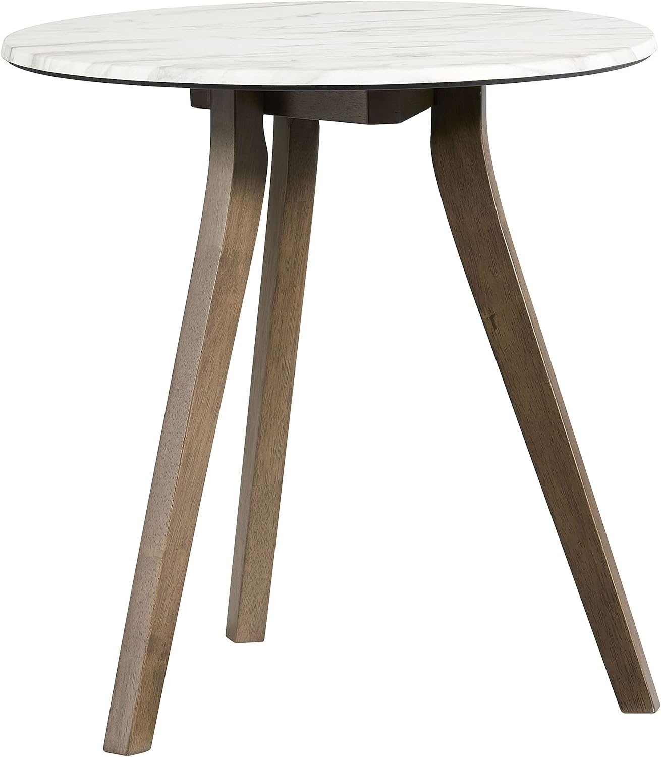 Progressive Furniture Pixie Wood End Table in Domoni White/Honey