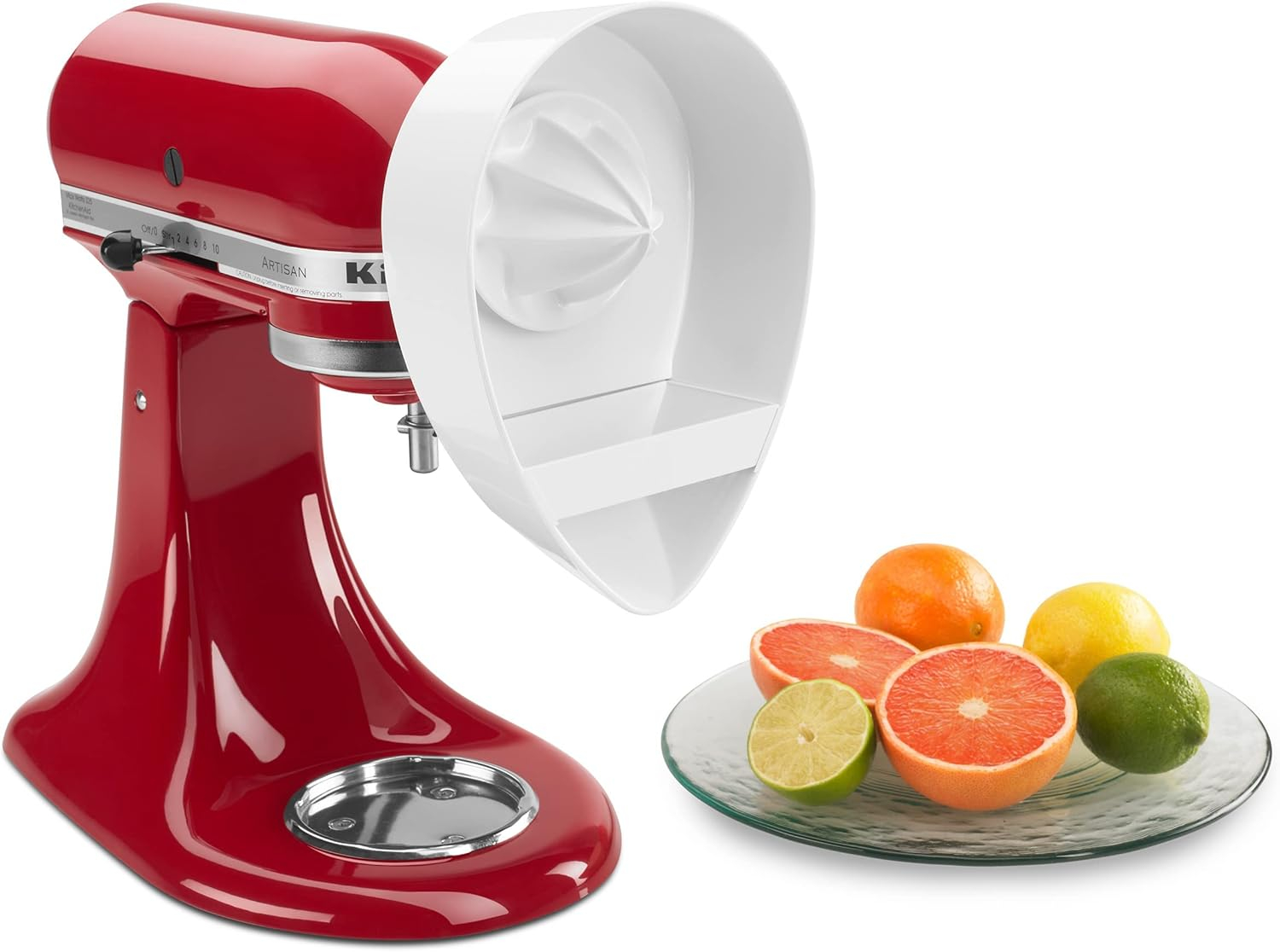 KitchenAid White Plastic Citrus Juicer Attachment for Stand Mixer