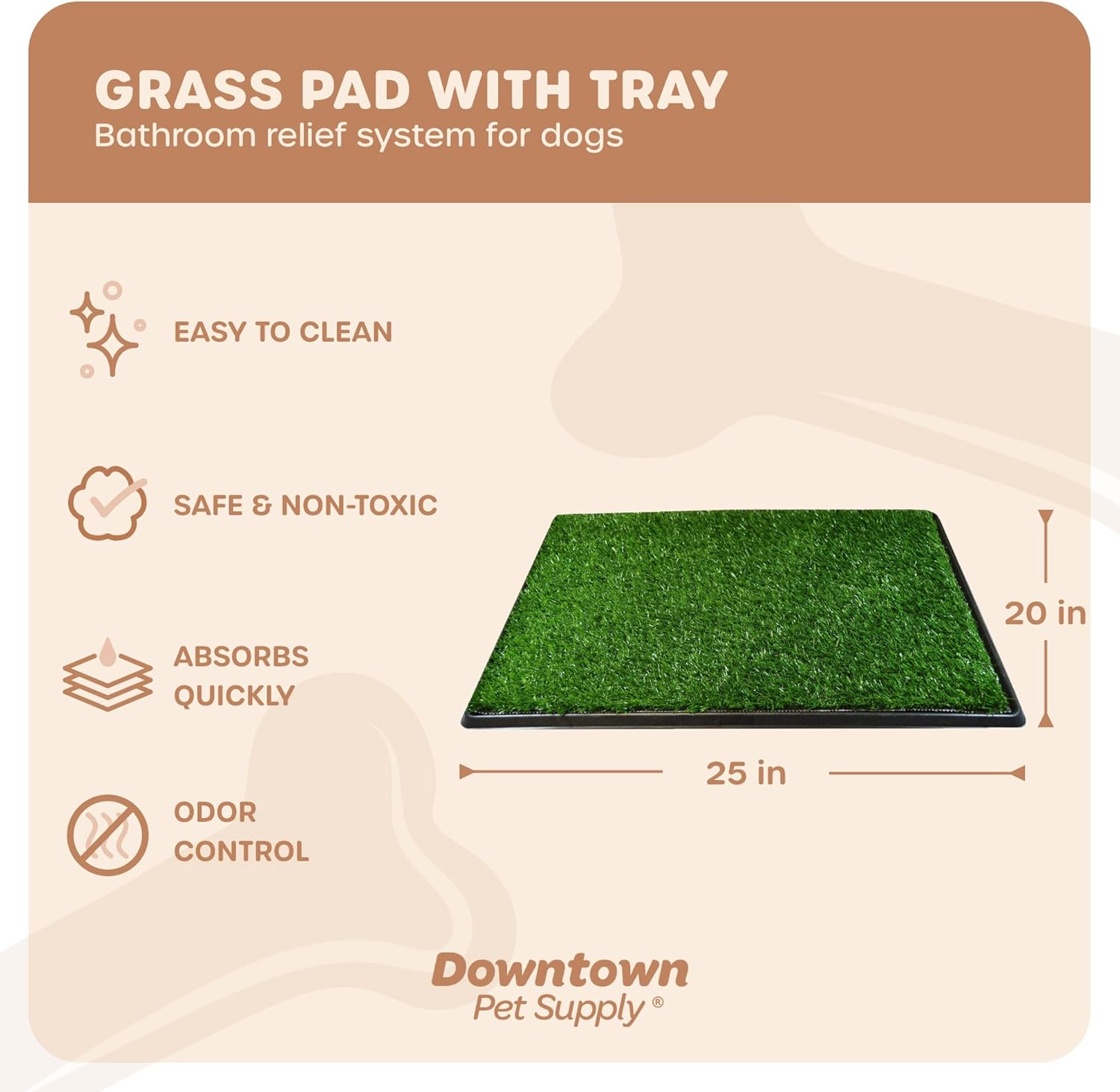 20"X30"Pet toilet dog potty artificial turf