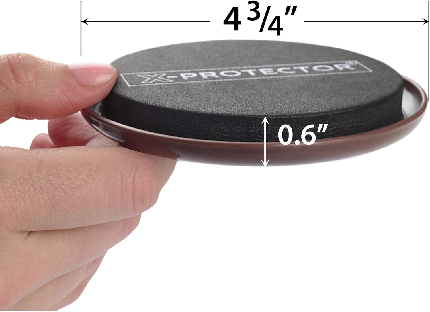 Furniture Sliders for Carpet X-PROTECTOR - 8 PCS Best Heavy Moving Pads 4 3/4" - Sliders for Furniture. Move Your Furniture Easy with Reusable Furniture Movers Sliders for Carpets!