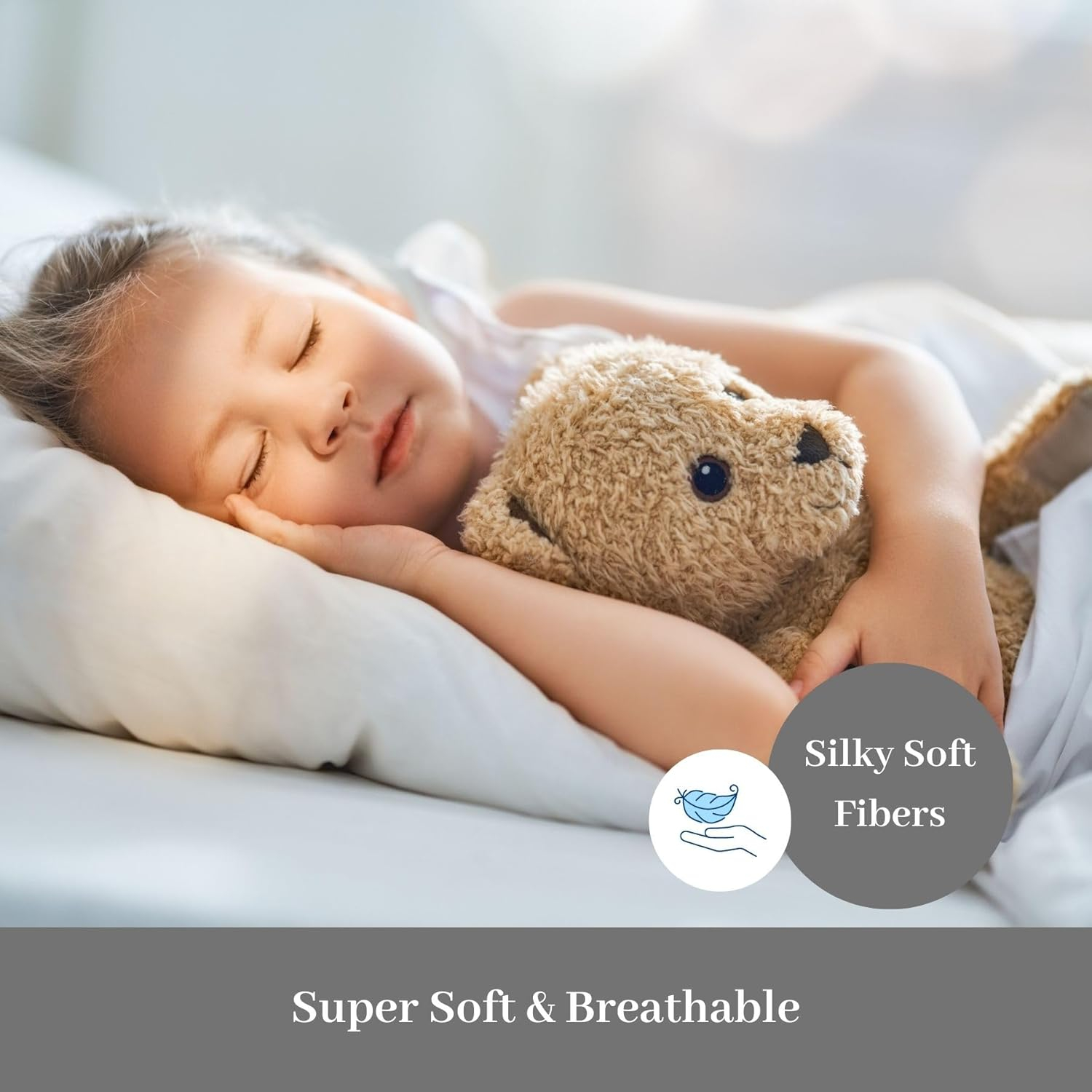 DreamFit DreamCool 100% Pima Cotton Sheets with Elastic Corner Straps 20 Inch Extra Deep Pocket Crafted in USA Bedding Guaranteed to Stay On Luxury Sheets Twin XL Sheets Set Ivory