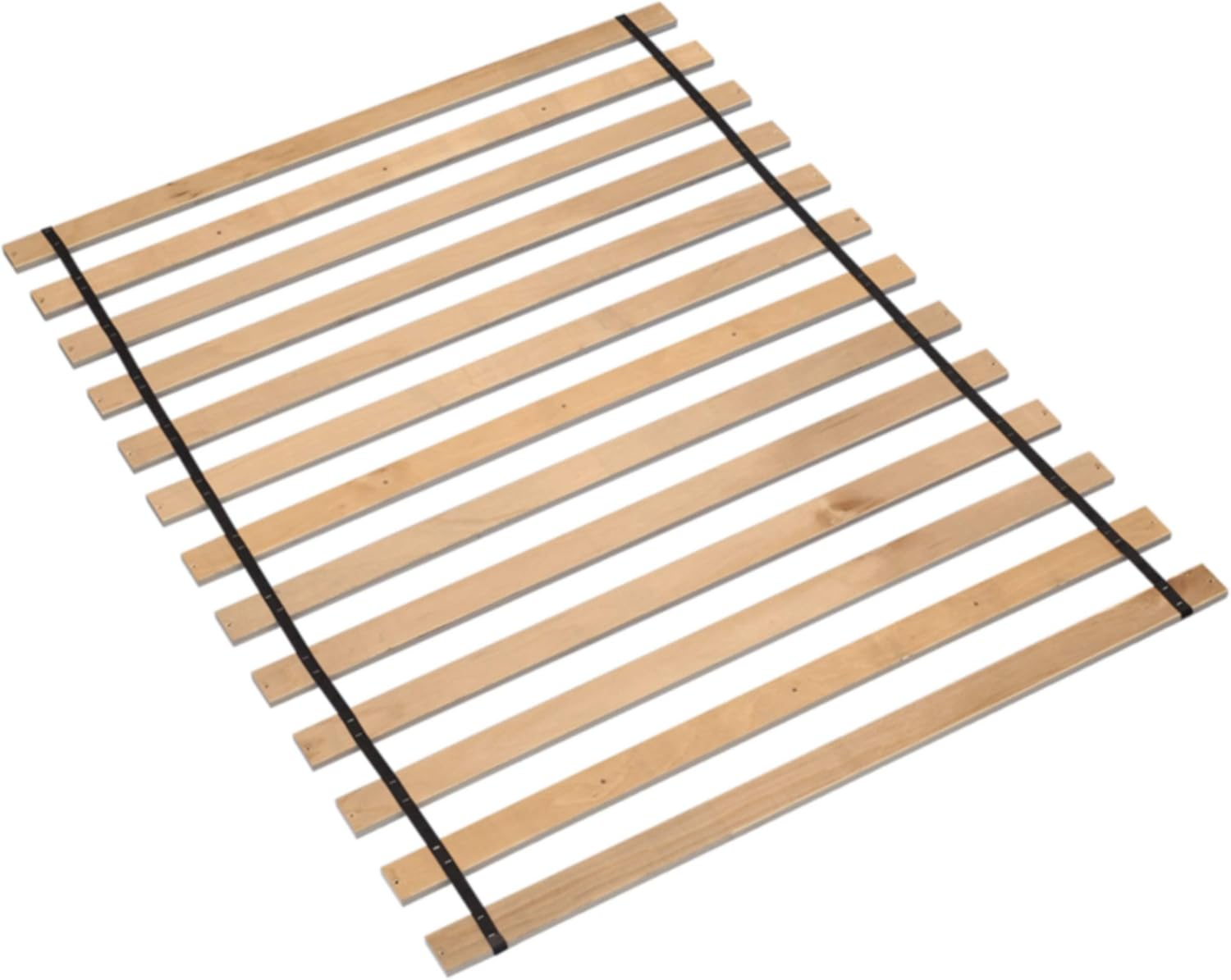 King Frames and Rails Roll Slats Brown - Signature Design by Ashley: Mattress Base