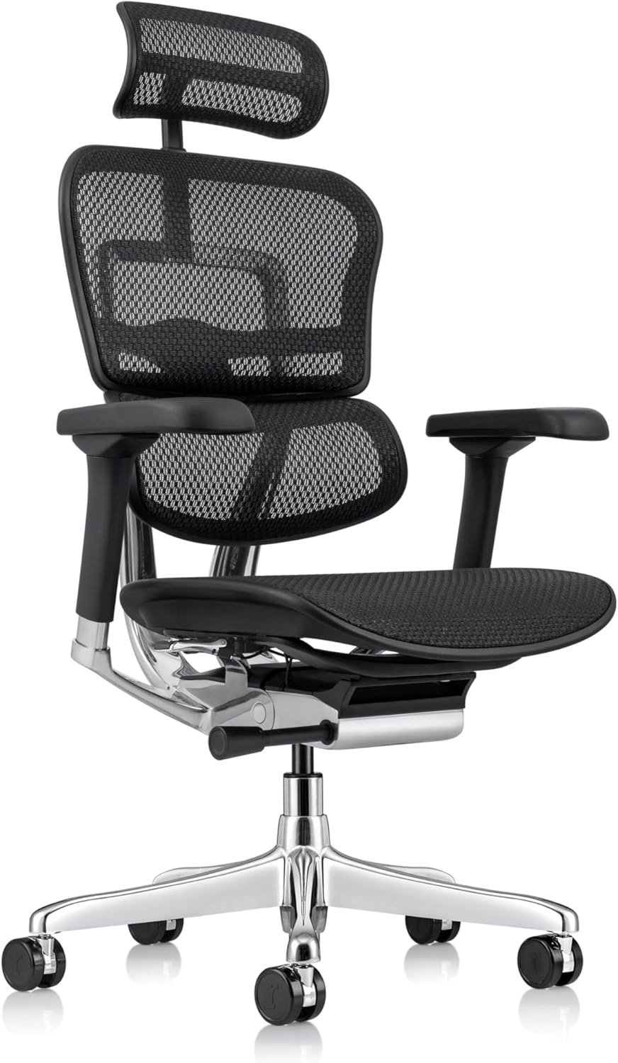 Raynor Eurotech Ergo Human High Back Managers Chair with Headrest and Mesh Plum Red ME7ERG-Red(N)