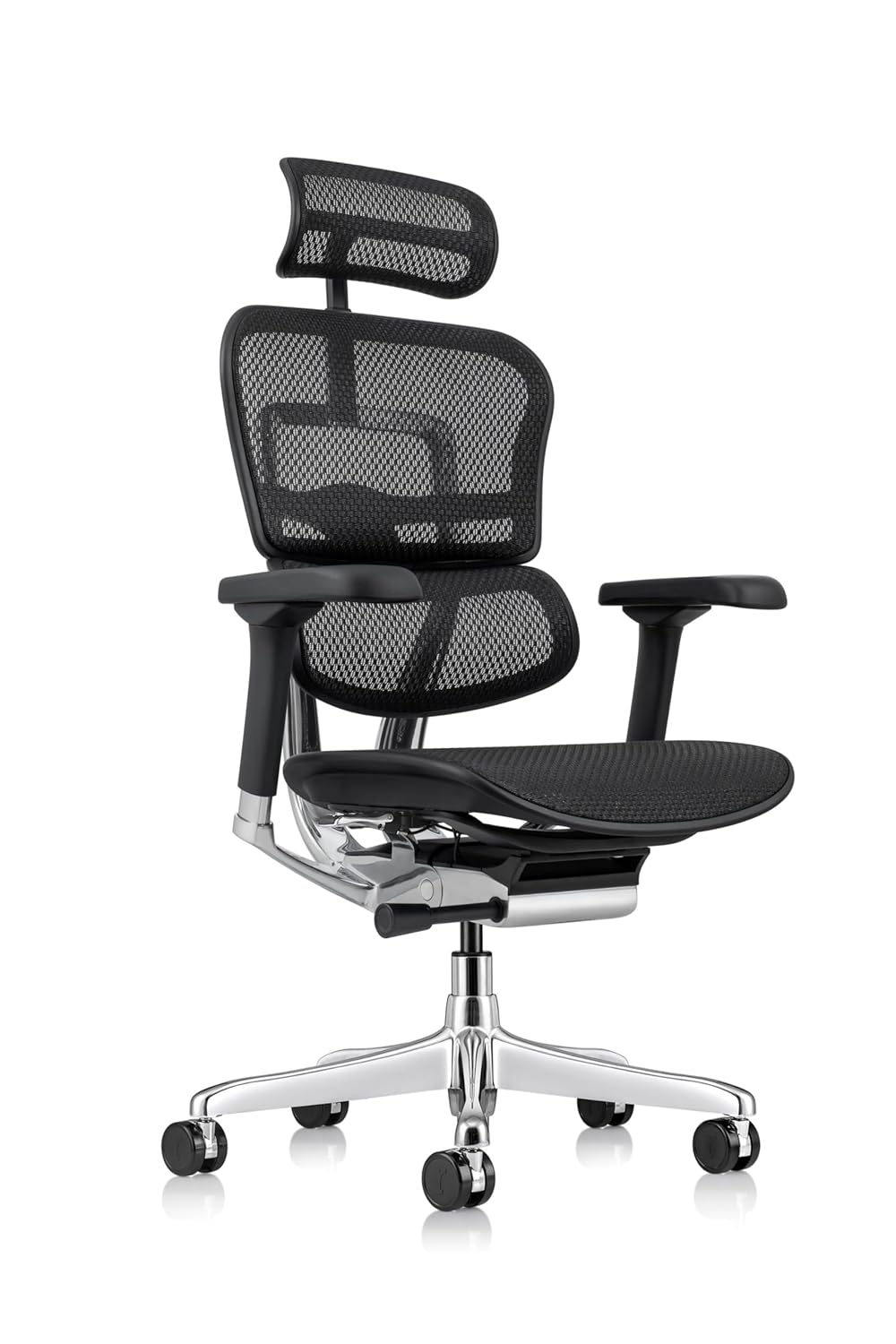 Raynor Eurotech Ergo Human High Back Managers Chair with Headrest and Mesh Plum Red ME7ERG-Red(N)