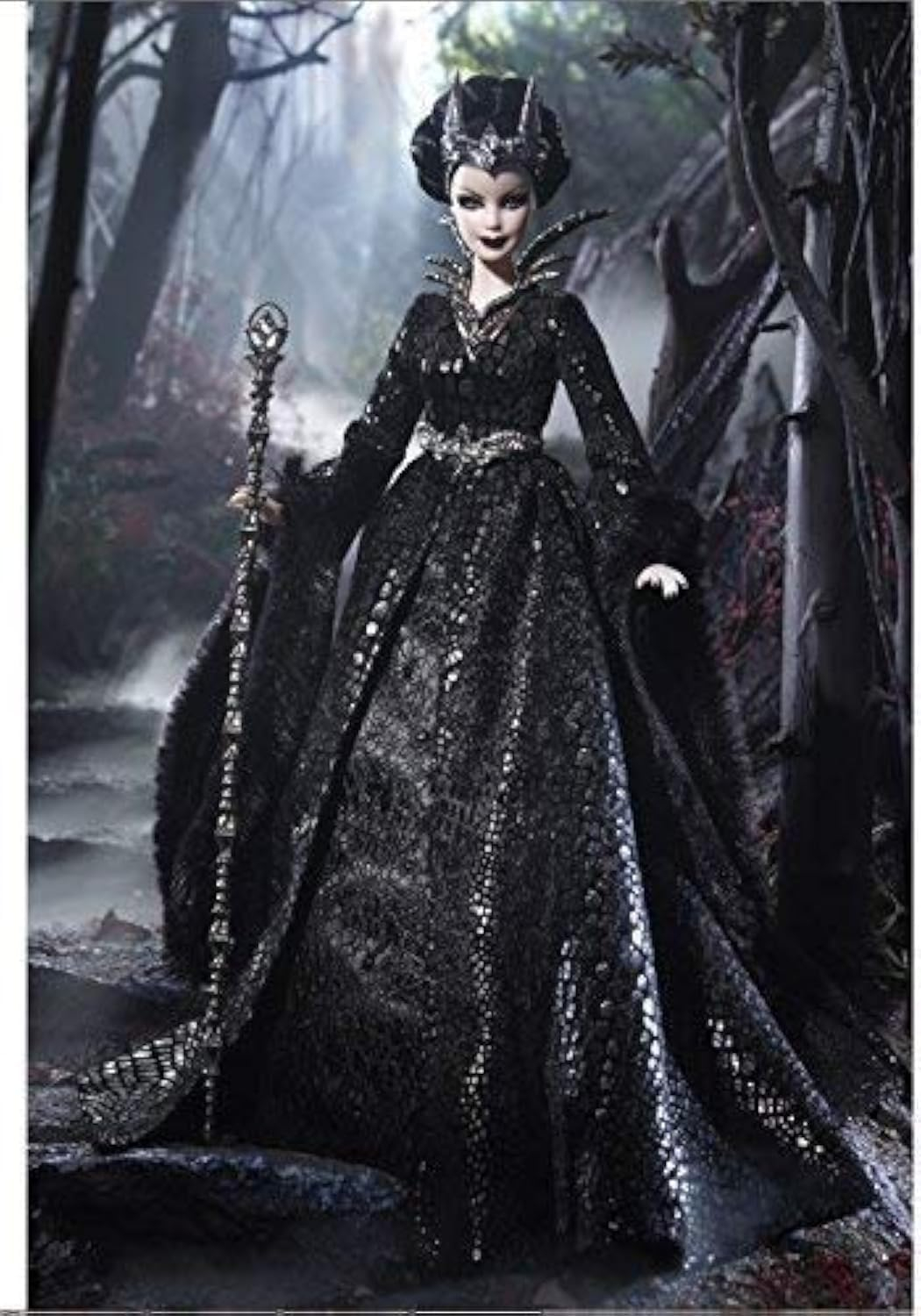 CJF32 Queen of the Dark Forest Barbie Doll 2015 GOLD LABEL Barbie Doll MINT