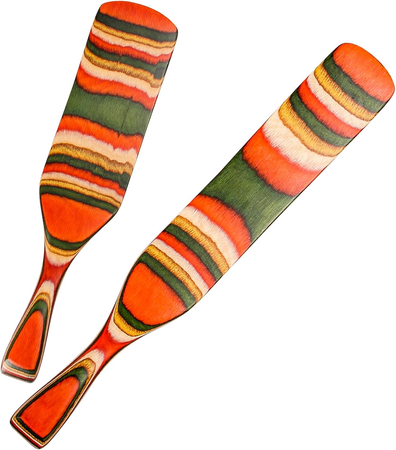 8PCS Pakkawood Spurtle Set,Spurtles Kitchen Tools,Silicone Cooking Utensil Set,Natural wooden Handle silicone Cooking Utensils Set,Heat Resistant, Nonstick Cookware