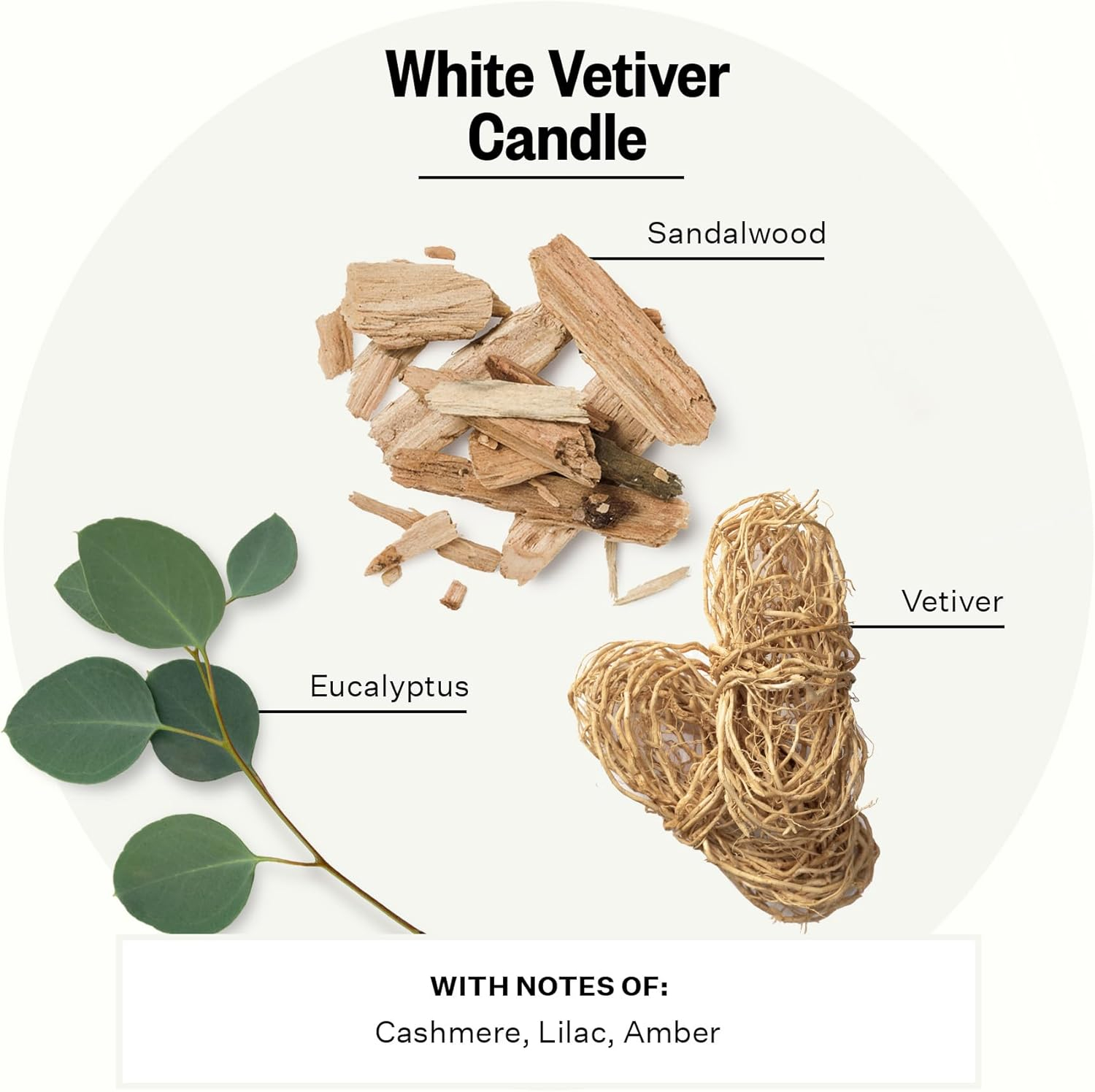 White Lavender Soy Wax 3-Wick Candle