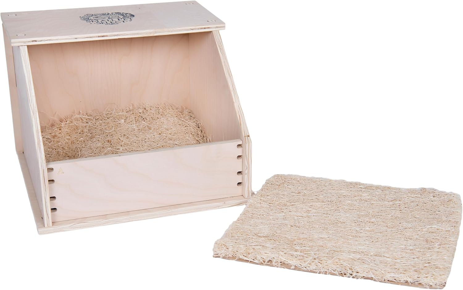Small Pet Select - Chicken Nesting Box, 15x15x11, for Hens Laying Eggs, Wooden, Chicken Coop Nest Box,