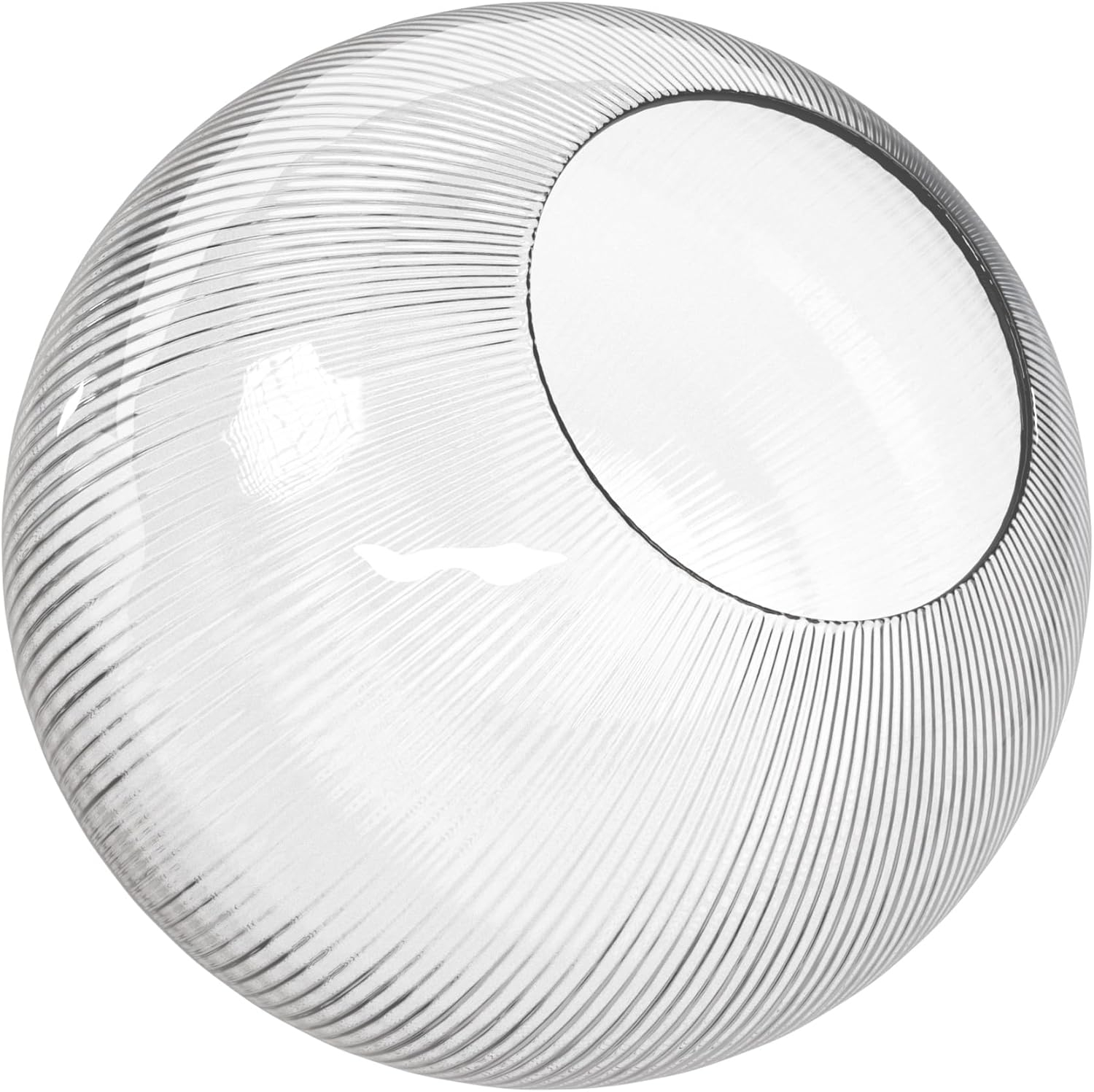 Solus Solus Prismatic Acrylic Sphere Globe with 5.25 in. Diameter Neckless Opening - No Fixture Included