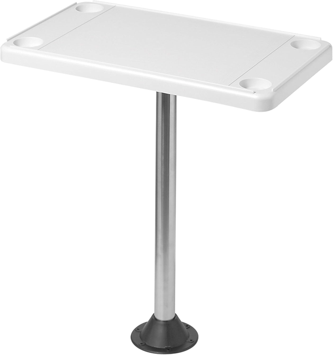 Detmar 12-1106C Removable Rectangular Marine/RV Table , ivory