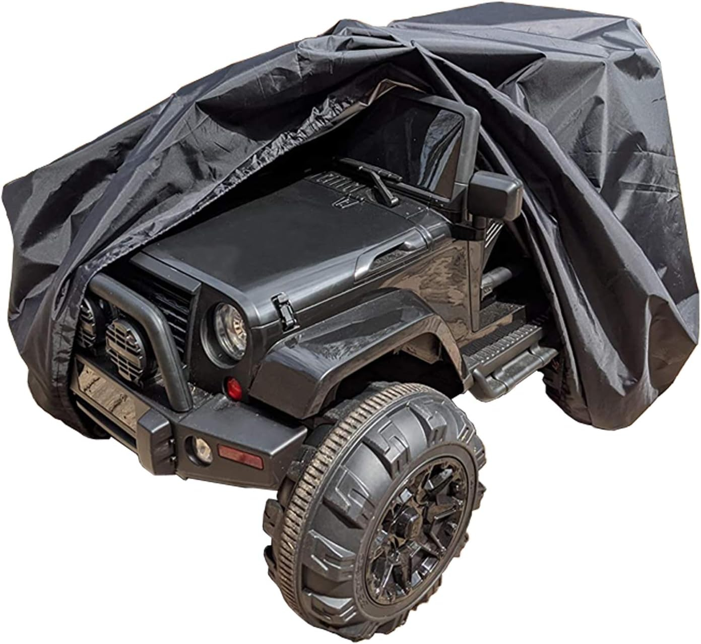 tonhui Large Ride-On Truck Toy Car Cover, Outdoor Cover for Power Wheels, Kids Electric Car Cover Waterproof All Weather Protect Kids Car Toy Vehicles - Universal Fit