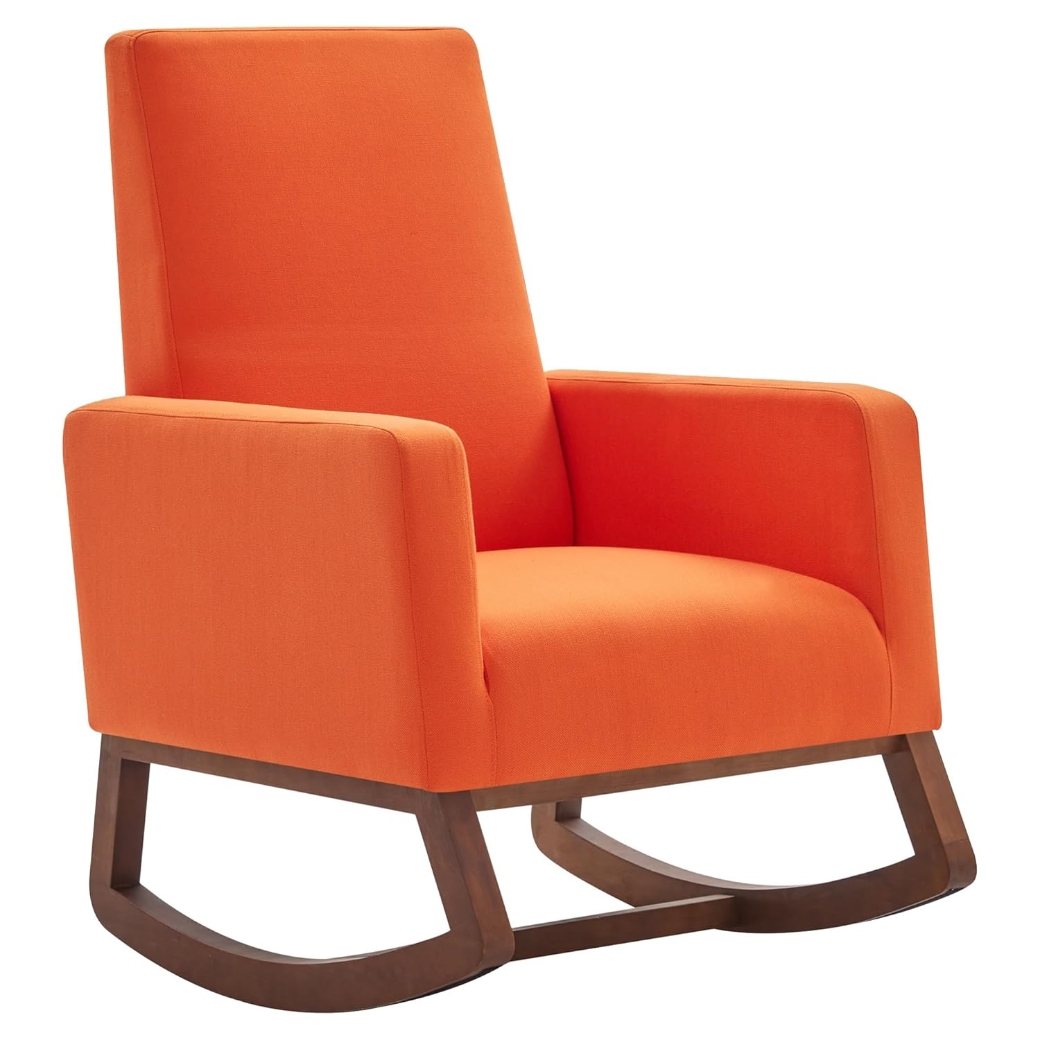BELLEZE Accent Rocking Lounge Chair Nursery Glider - Felix (Caramel)
