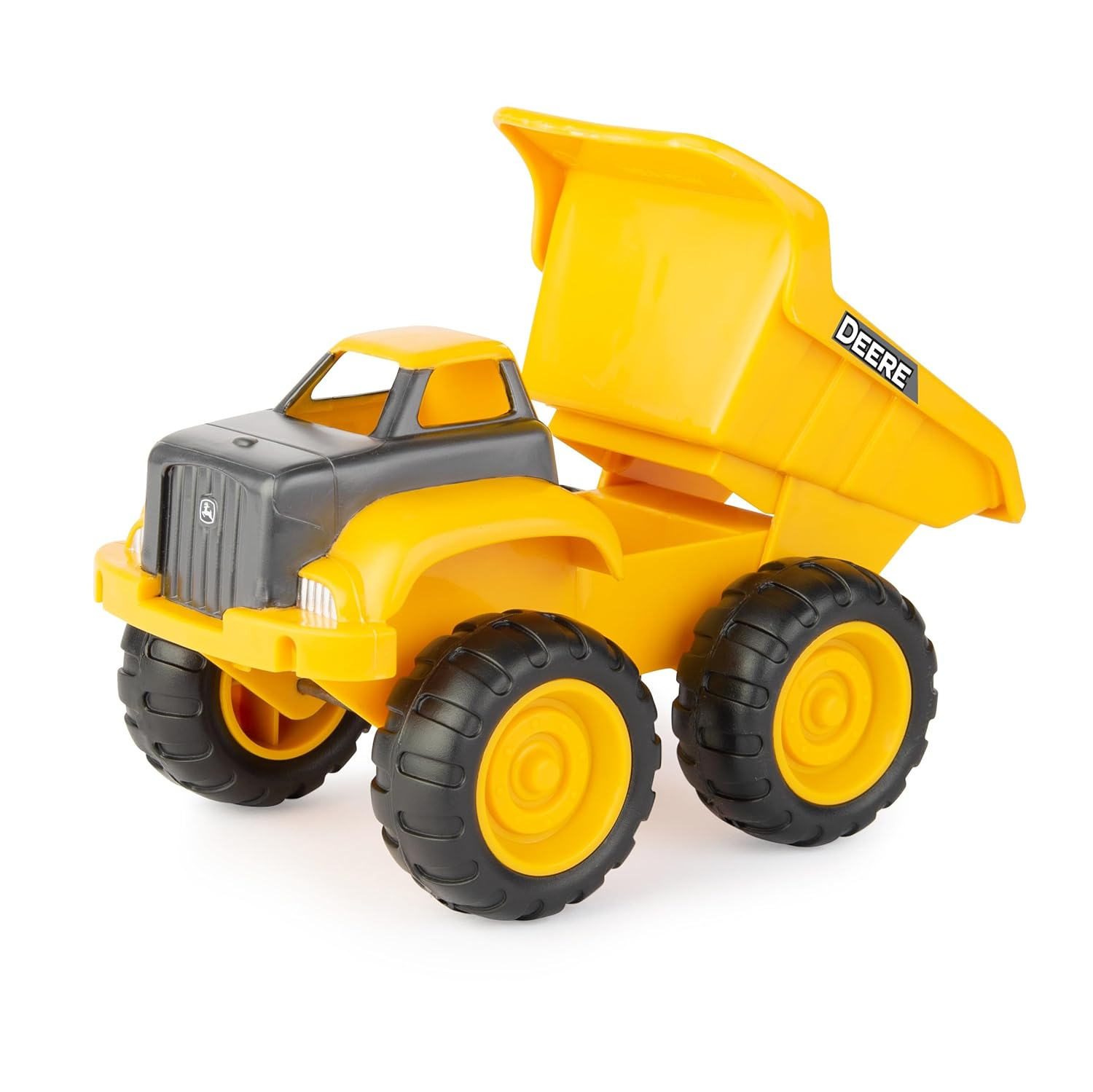 John Deere Dump Truck Toy and Toy Tractor with Loader - Sandbox Toys for Kids - Yellow - Ages 18 Months and Up - 6 Inch - 2 Count