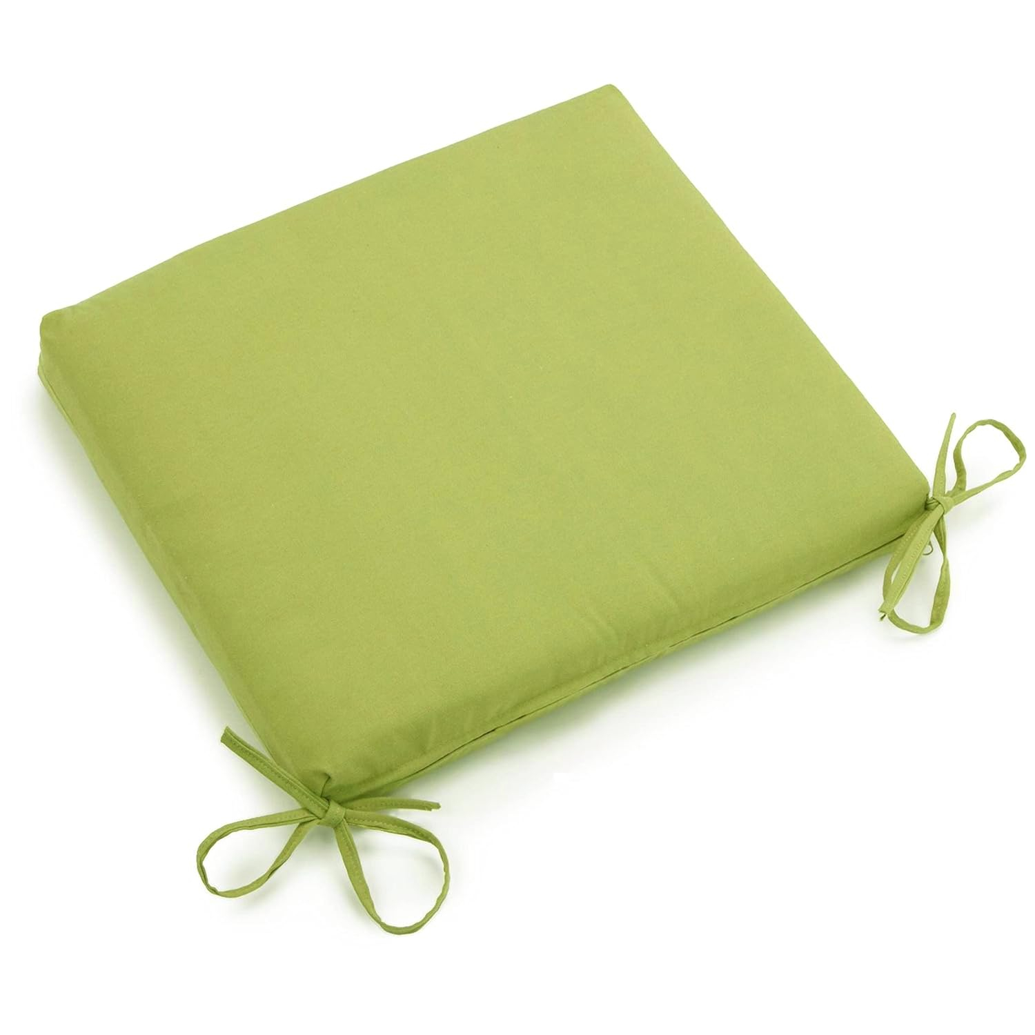 Mojito Lime Twill Indoor/Outdoor Chair Cushion 20" x 19"