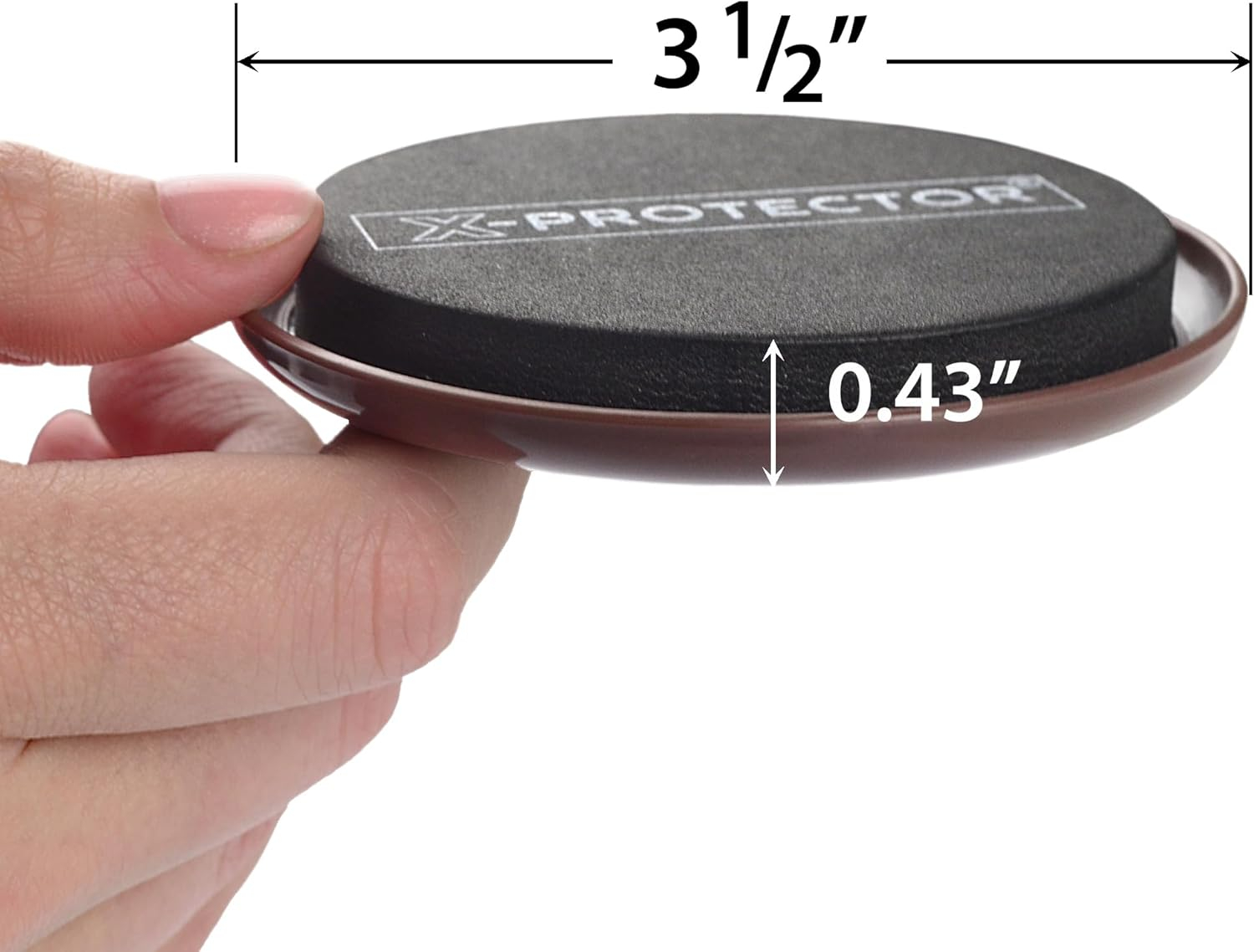 Furniture Sliders for Carpet X-PROTECTOR - 8 PCS Best Heavy Moving Pads 3 1/2" - Sliders for Furniture. Move Your Furniture Easy with Reusable Furniture Movers Sliders for Carpets!