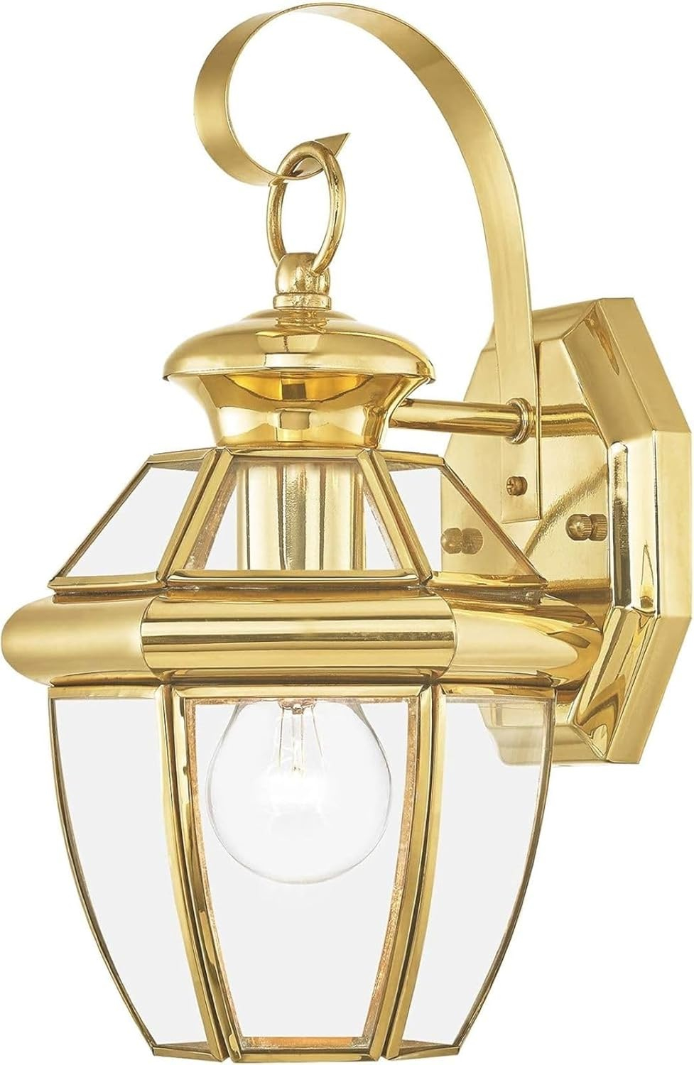 Livex Lighting Monterey 1 - Light Wall Light in  Polished Brass