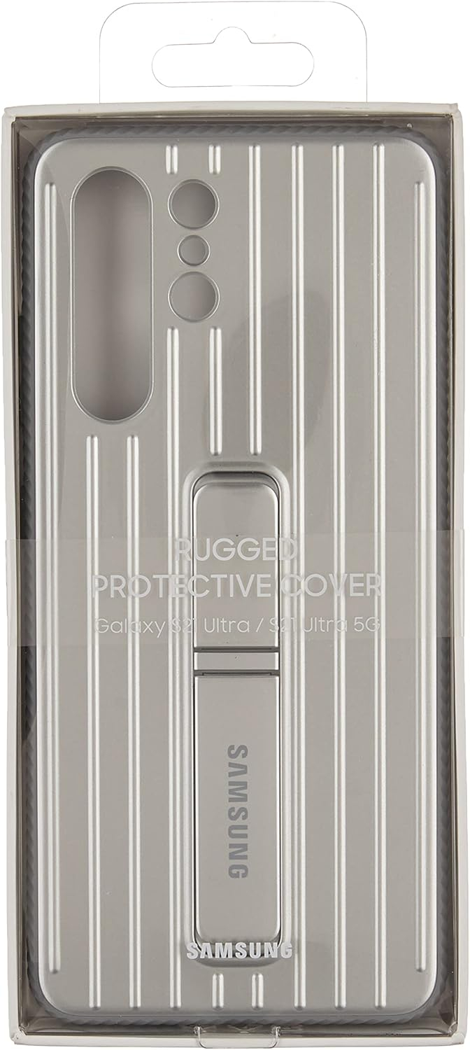 Samsung Protective Standing Cover EF-RG998 - Back cover for cell phone - silver - for Galaxy S21 Ultra 5G