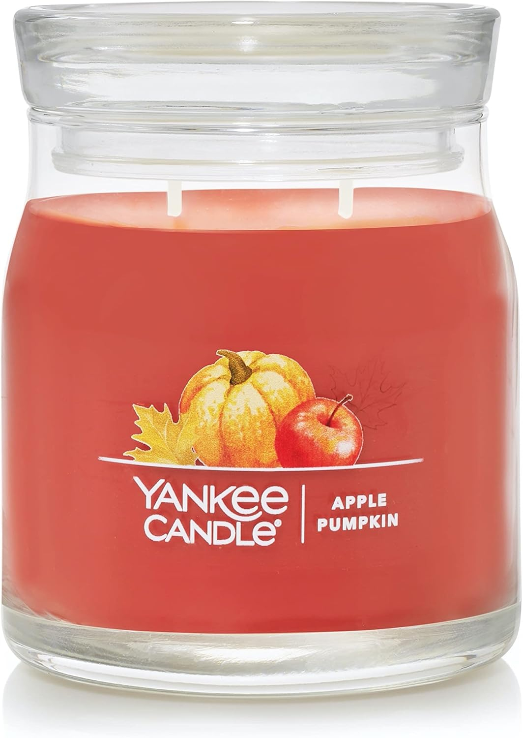 Harvest Scented Red Soy Jar Candle