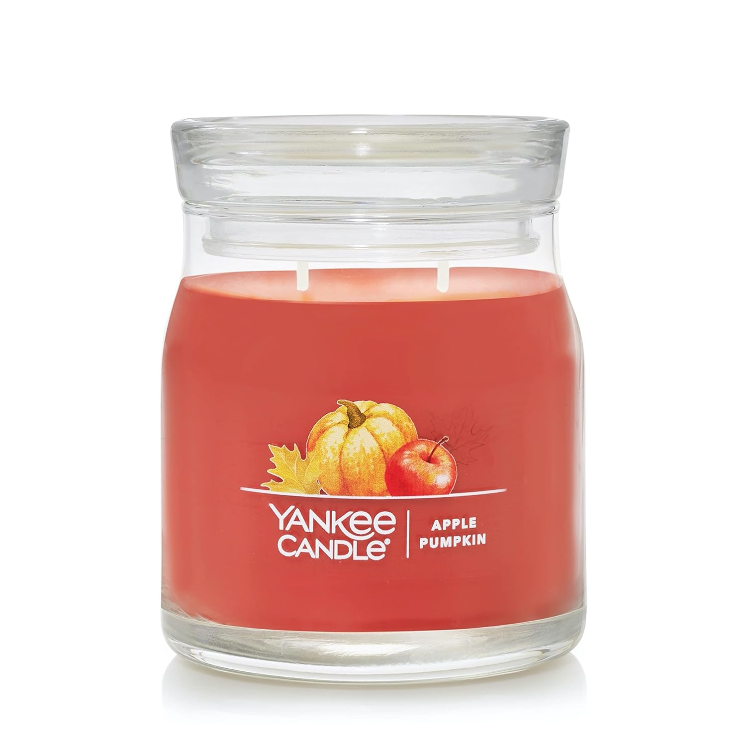 Harvest Scented Red Soy Jar Candle