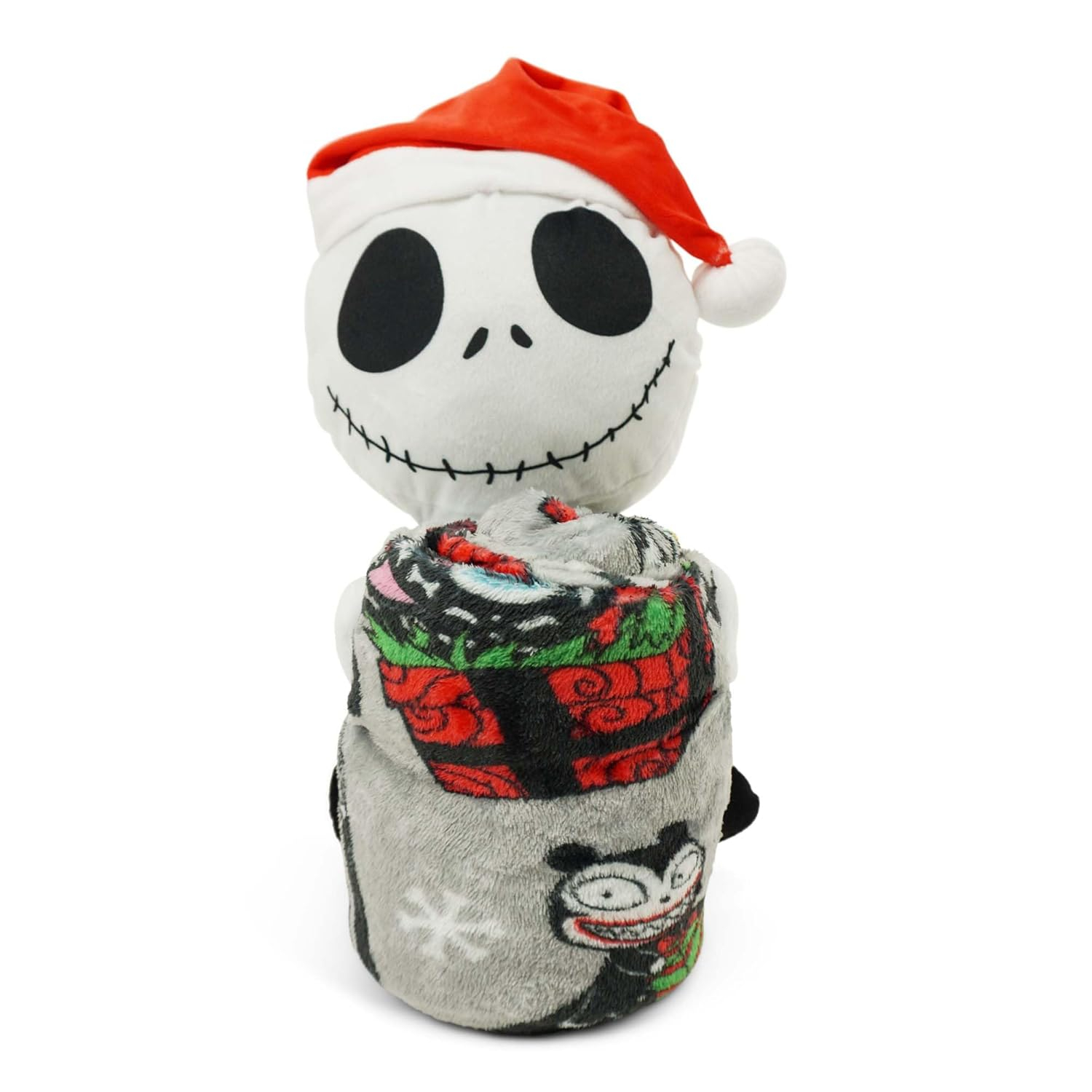 Northwest Character Hugger Pillow & Silk Touch Throw Blanket Set, 40" x 50", The Nightmare Before Christmas Freaky Festivities