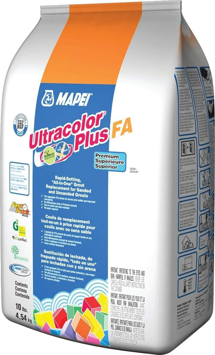 MAPEI Ultracolor Plus FA Deep Ocean #5231 All-in-one Grout (10-lb)