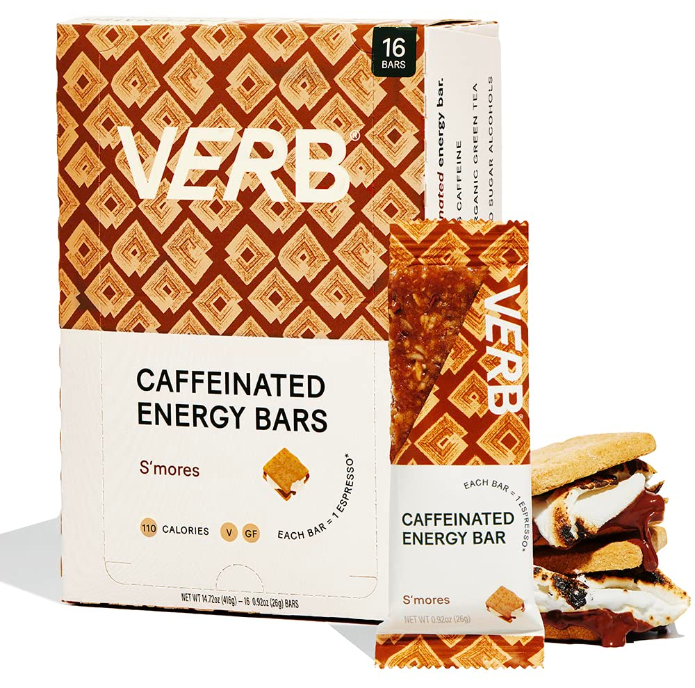 Verb S'mores Vegan Gluten-Free Caffeinated Energy Bars