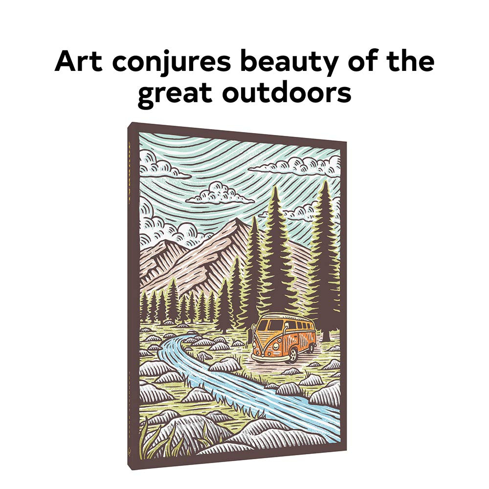 Great Outdoors Flexi Journal: (Blank Lined Notebook of Natural Landscapes, Illustrated Journal That Celebrates Nature), (Hardcover)