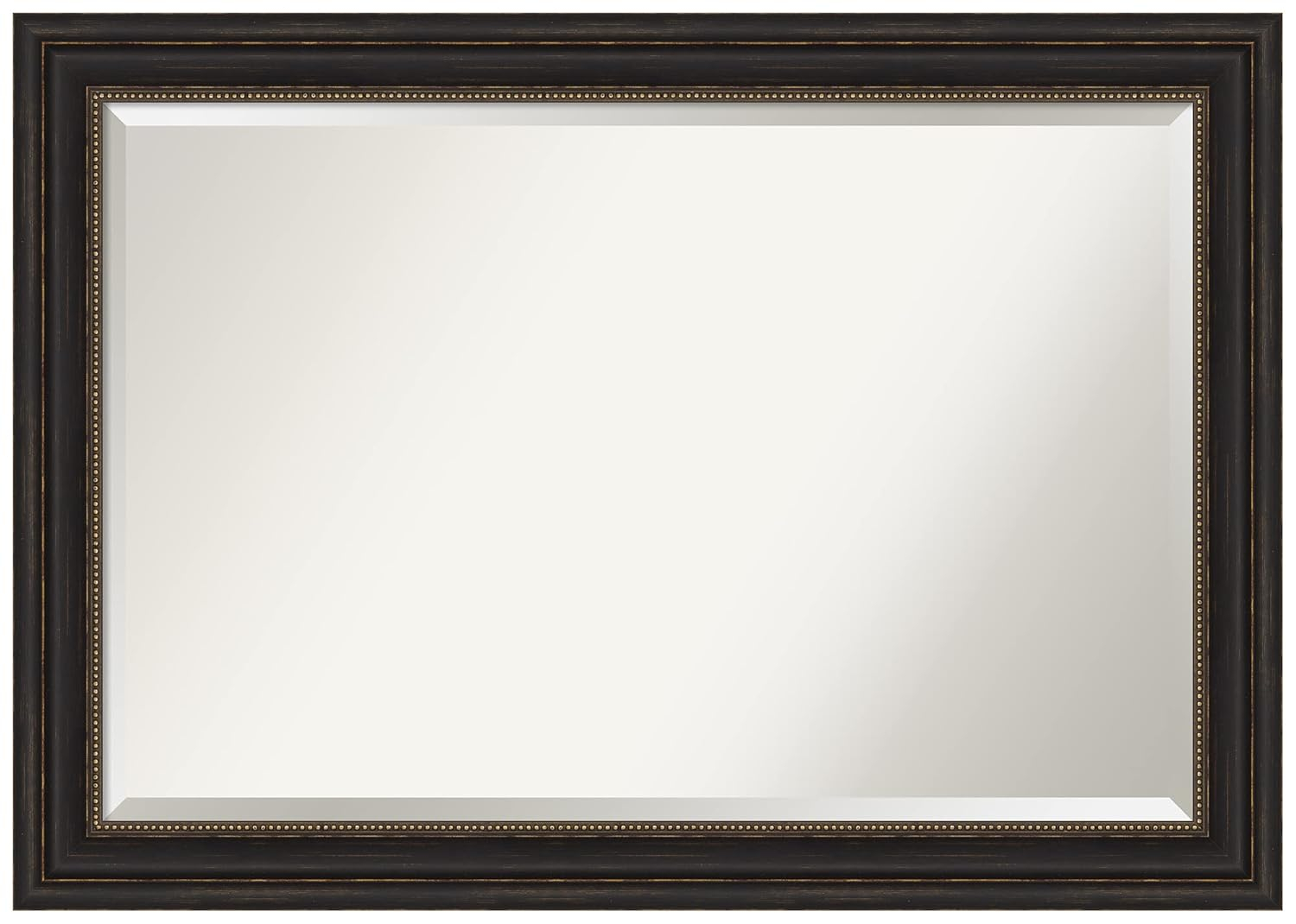 Amanti Art Accent 41.0-Inches x 29.0-Inches Framed Rectangle Bathroom Vanity Mirror ( Burnished Bronze )