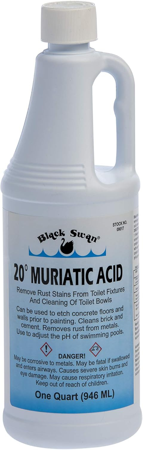 Black Swan 20° Muriatic Acid for Cleaning and Etching