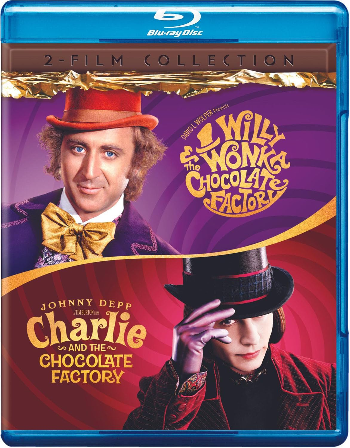 Willy Wonka & the Chocolate Factory / Charlie and the Chocolate Factory 2-Film Collection (Blu-ray)(2011)