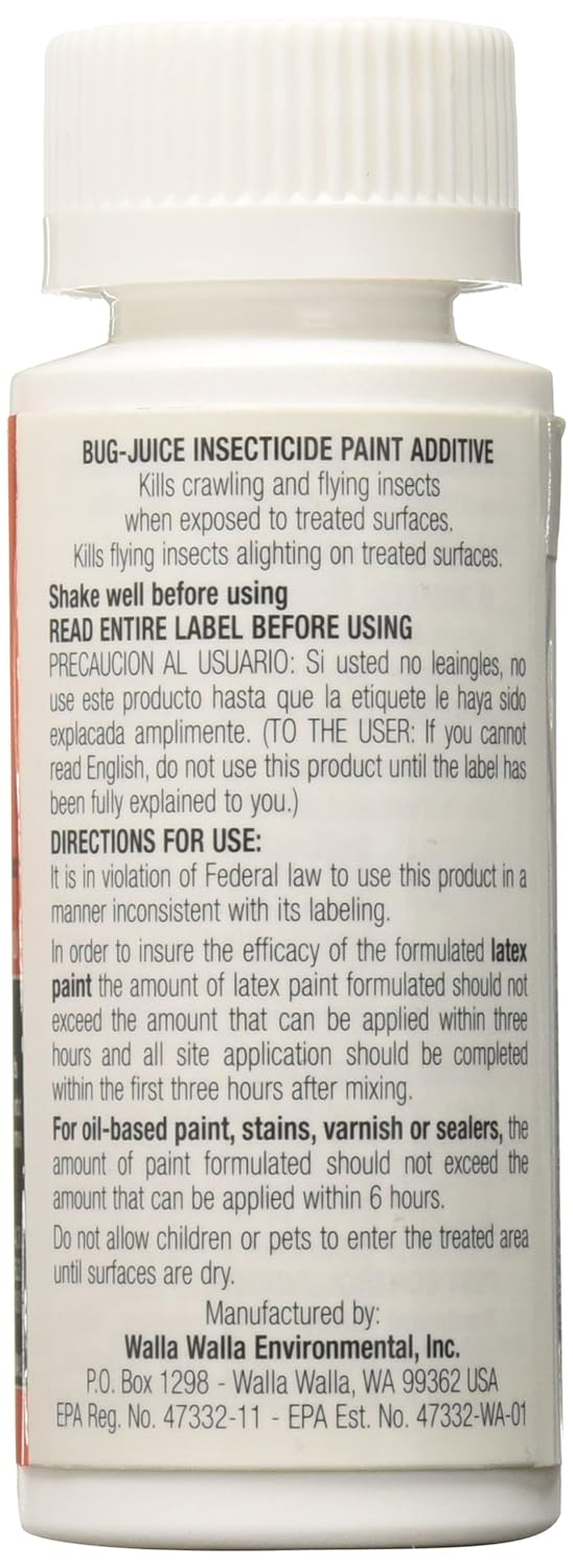 Walla Walla Environmental 37005 1.66 oz. Bug Juice Paint Additive Treats 1 Gallon