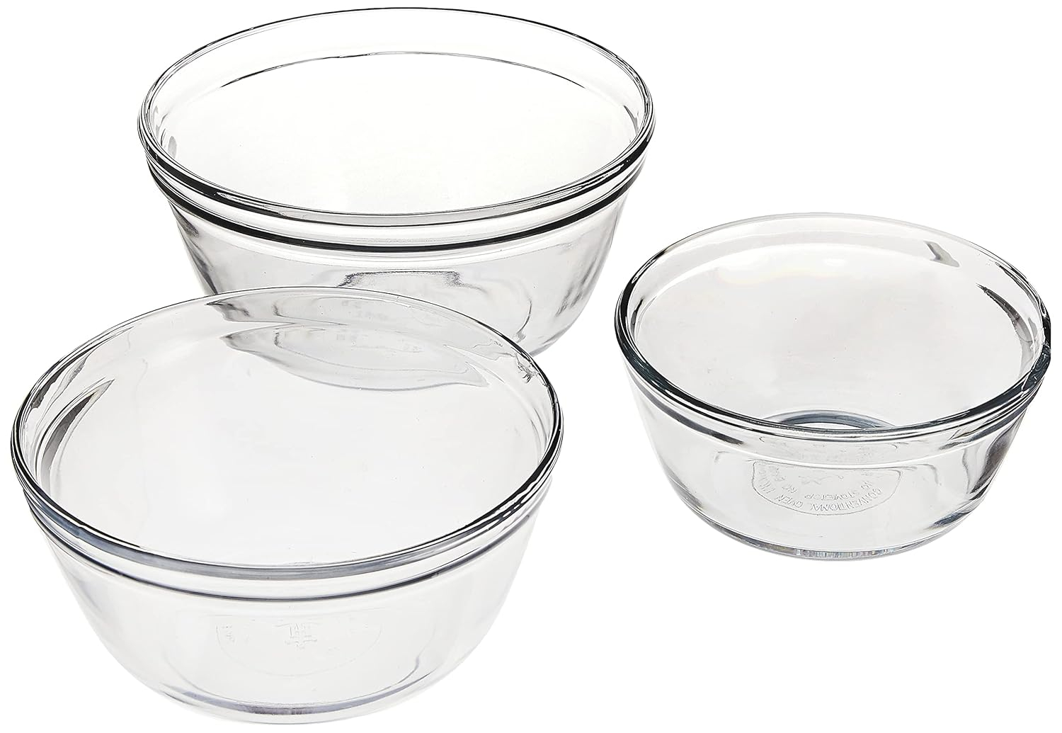 Rebrilliant Alta Glass Nested Mixing Bowl Set