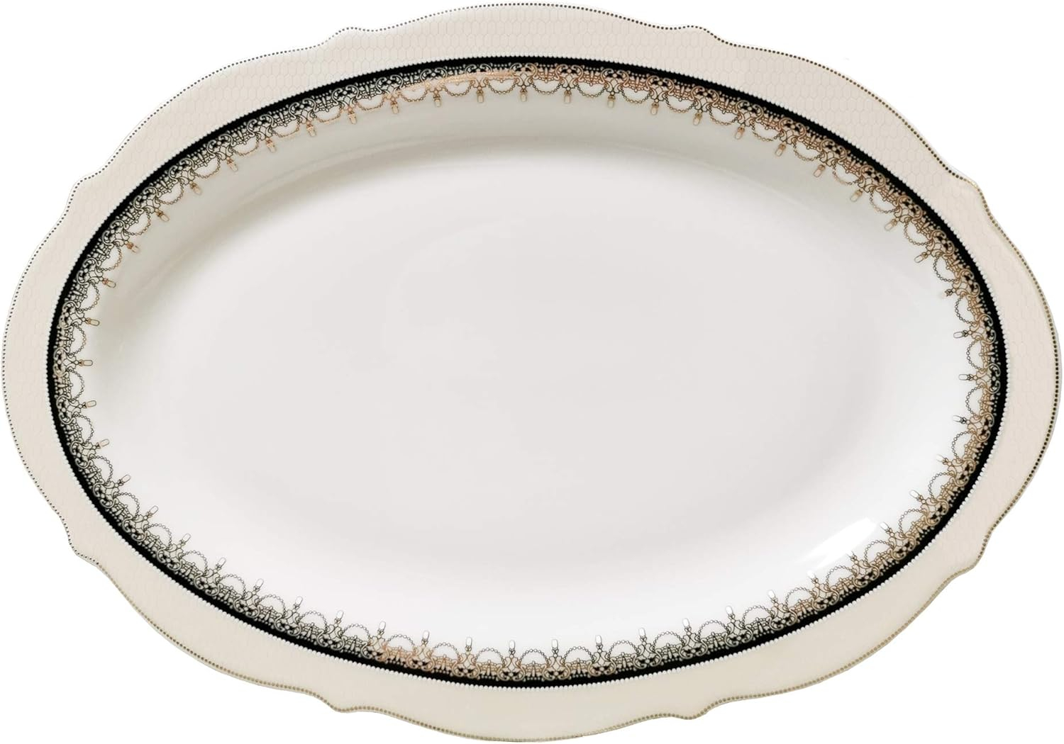 Elisa Glossy White Porcelain Dinnerware Set, Service for 8