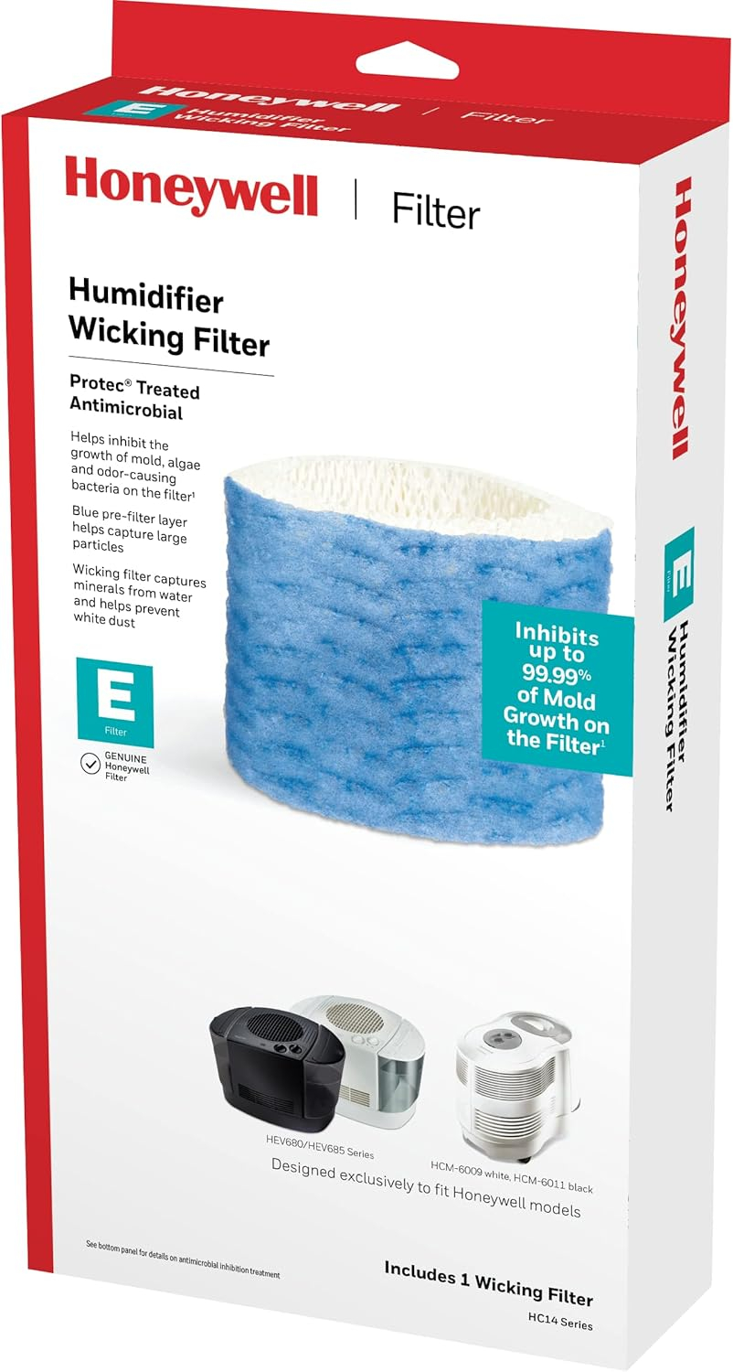 Honeywell HAC 504 Series Humidifier Replacement Filters, Compatible with Multiple Models