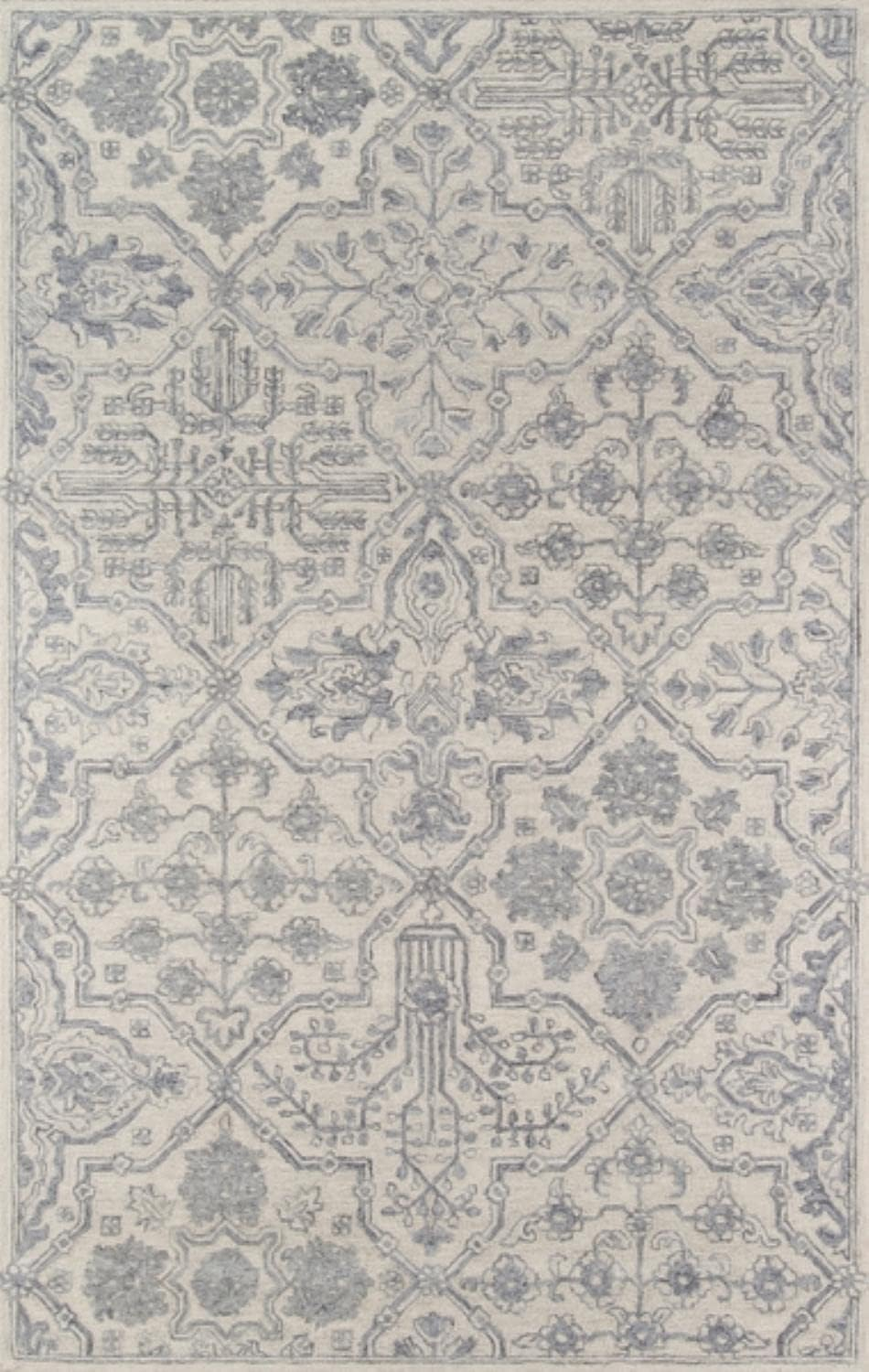 Momeni Cosette Wool Hand Tufted Grey Area Rug 3'6" X 5'6"