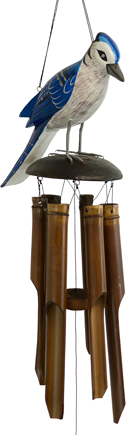 Cohasset Gifts & Garden Weather Resistant Bamboo Animals Wind Chime